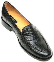 MEN�S CUSTOM MADE ALLIGATOR PENNY LOAFERS
