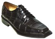 HAND MADE BLACK ALLIGATOR LEATHER/SKIN  DRESS SHOES LOS ANGELES CA MENS SHOES BEVERLY HILLS CA