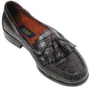 MEN�S ALLIGATOR LOAFER SHOES WITH TASSLE