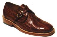 BESPOKE MENS ALLIGATOR LOAFERS WITH BUCKLE ALLIGATOR LEATHER/SKIN SHOES