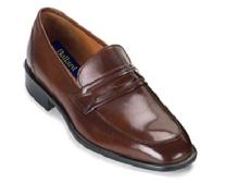 CUSTOM MADE SHINNY BROWN LEATHER MEN�S SHOES