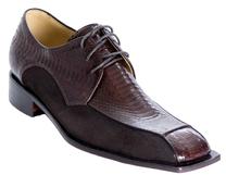 MENS HANDMADE BESPOKE SUEDE /LIZARD LACE UP SHOES