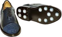 HANDMADE BESPOKE BLUE LEATHER/STINGRAY GOLF SHOES